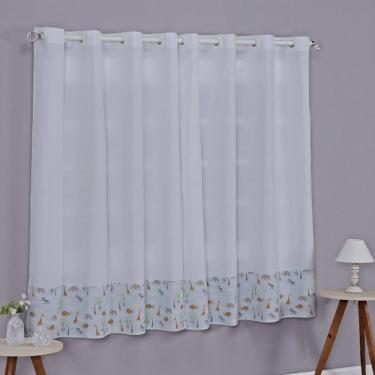 Imagem de Cortina Baby 2 Metros Quarto de Bebê Infantil Menino Menina Varão Simples