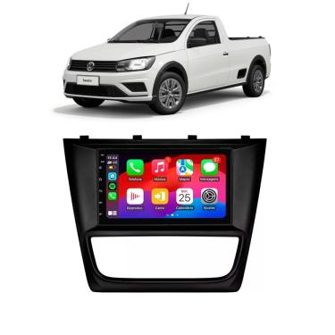 Imagem de Kit Multimídia Saveiro Robust 2016 / 2019 7 Pol CarPlay AndroidAuto - 708BR Roadstar