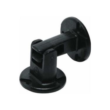 Imagem de Trava Porta Metalix Nylon 6 Preto para Piso ou Parede - Soprano