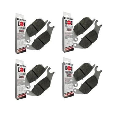 Imagem de KIT 4 Pastilha Freio Traseira Cg Titan160 2025 Fischer Disco - Geral