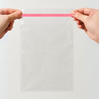 Imagem de Saco Plástico Adesivado 25x35 100un – Transparente, Resistente e com Adesivo de Boa Fixação