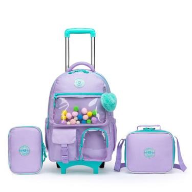 Imagem de Kit Mochila Bolsa Com Estojo Lancheira Escolar Reforçada - Perfect For