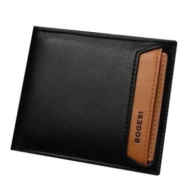 Imagem de Carteira Masculina Horizontal e Vertical de material sintético - Boges