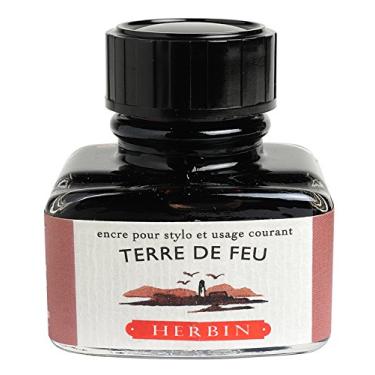 Imagem de Herbin The Jewel of Inks Tinta Para Caneta Tinteiro, Marrom (Terre de Feu), 30 ml