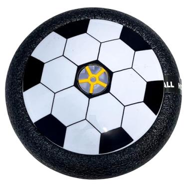 Imagem de Pensou Comprou Disco Bola De Futebol Flutuante Infantil Brinquedo Com Luzes LED Borda Espuma Segura Diversão Casa