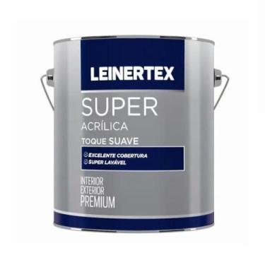 Imagem de Tinta Acetinada Toque Suave Branco Gelo 3.6l - Leinertex