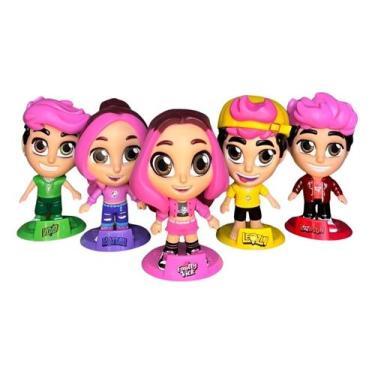 Imagem de Bonecos turma dos rosas vinil youtuber todos os personagens - ALGAZARR