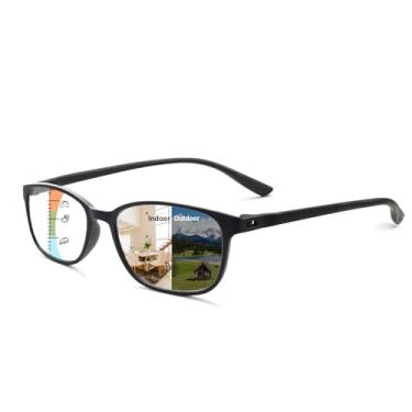 Imagem de K.LAVER Óculos De Sol Fotocrômicos Progressivos Para Homens Tr90 Leitura Multifocais Mulheres Transparentes Na Parte Superior E Inferiores