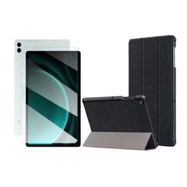 Imagem de Capa Smart + Película Vidro Galaxy Tab S9 Fe+ 12.4 Polegadas - BDNET