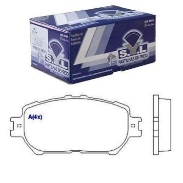 Imagem de Pastilha De Freio Dianteira - Sistema Akebono - GS300 06 / CAMRY 01 a 