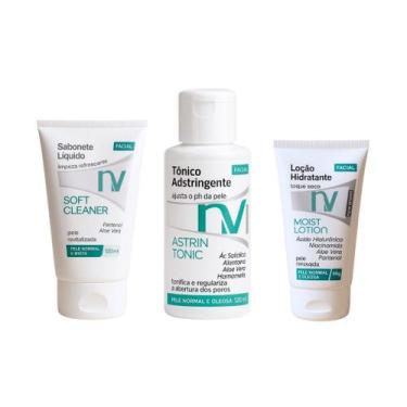 Imagem de Kit Skincare Diário Para Pele Oleosa  Limpeza, Tônico e Hidratação - N