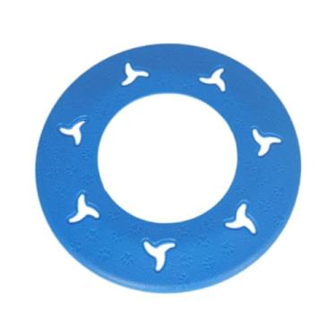 Imagem de Ｂｅｓｇａ Disco voador para cães como tigela de comida e água, prato voador leve para animais de estimação, disco flutuante, brinquedo interativo para cães para, Azul