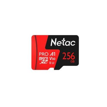 Imagem de Cartão de Memória Netac P500 Extreme Pro 256GB Micro SDXC Com Adaptado