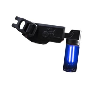 Imagem de Dynwave Lanterna traseira de bicicleta, luz de aviso noturno, luz traseira ajustável, lanterna para ciclismo, acessórios para viagem, Azul