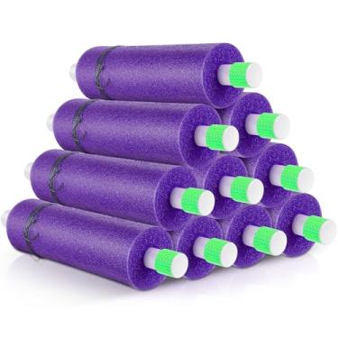 Imagem de Threehoney Conjunto 3/6/12 Catfish Rig Catfishing Tackle Floats Noodle Jugs Catfishing Equipment 33,4 polegadas Linhas de pesca Equipamento de pesca (Roxo, conjunto com 6)