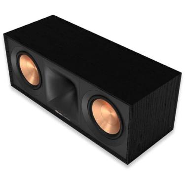 Imagem de Klipsch Referência de próxima geração R-50C alto-falantes centrais carregados por chifres para diálogo cristalino em home theater em preto