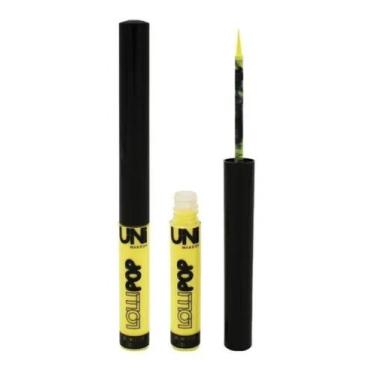 Imagem de Delineador Líquido Colorido Lollipop - Uni MakeUp, Amarelo