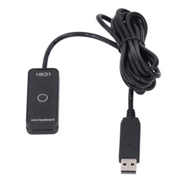 Imagem de Asixxsix Teclado Macro USB Programável, Teclado Personalizado Com Design de Braille, Montagem Magnética, Cabo USB 2M, Configurações de Multi -função para WINS (HK31 1 Posição -chave)