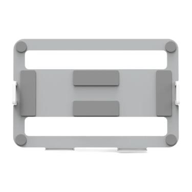 Imagem de KiBcsLic Bandeja para laptop para braço de, acessórios para mesa de escritório, leve, aço carbono, portátil, resistente e estável (apenas bandeja), Cinza Prateado