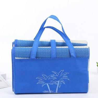 Imagem de Esteira De Praia Dobrável Vira uma Bolsa - riossport mix, Azul
