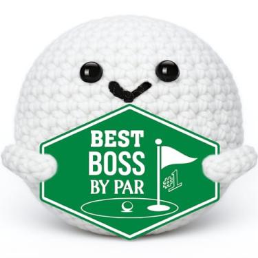 Imagem de XgiftCreat Boss Gifts for Women Men - Best Boss by Par, Cool Funny Appreciation Boss Golf Gift for National Bosses Day Birthday Christmas for Boss Lady Female Male Manager Supervisor Leader Mentor
