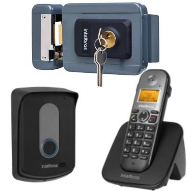 Imagem de Kit Interfone Telefone E Porteiro Sem Fio Tis 5010 E