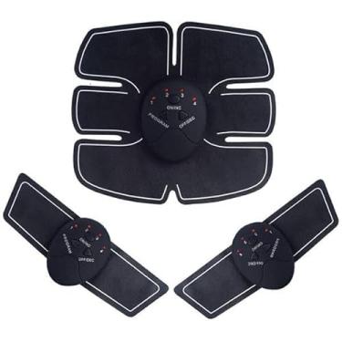 Imagem de Aparelho Tonificador Abdominal EMS Smart Fitness – Estimulador Muscular Portátil com Gel | Treino Rápido para Abdômen, Braços e Pernas | Funciona com Pilhas AAA