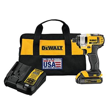 Imagem de DEWALT Kit de driver de impacto máximo de 20V, 1/4 polegadas (DCF885C1)