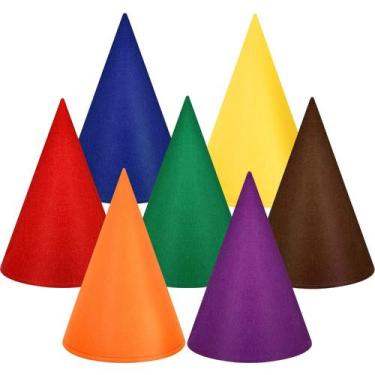 Imagem de Chapéu de fantasia SATINIOR Gnome Felt Crayon Dwarf Christmas Elf
