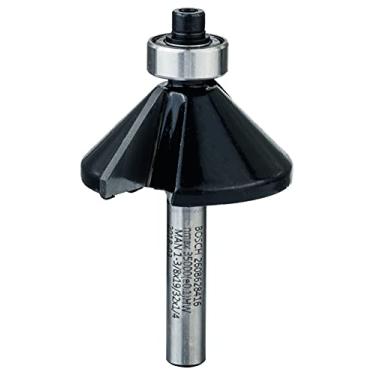 Imagem de Bosch Fresa de chanfrar/alinhar 1/4'', D1 34,9 mm, B 13 mm, L 14,6 mm, G 56 mm, 45°