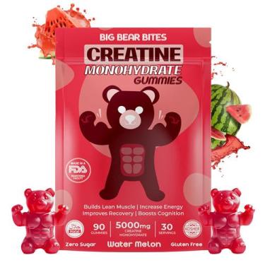 Imagem de Suplemento Gomas de monohidrato de creatina Big Bear Bites 5000 mg