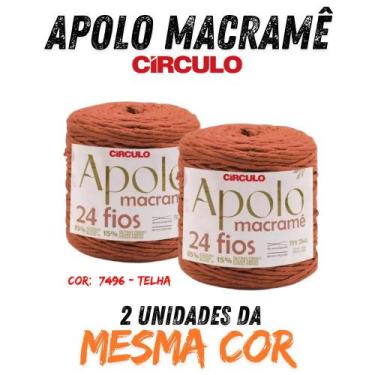 Imagem de mkpl -BARBANTE APOLO MACRAME CIRCULO 24 FIOS -800G -KIT 2 UN, 7496 - T
