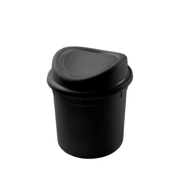 Imagem de Lixeira Basculante 12 Litros Plasvale Preto