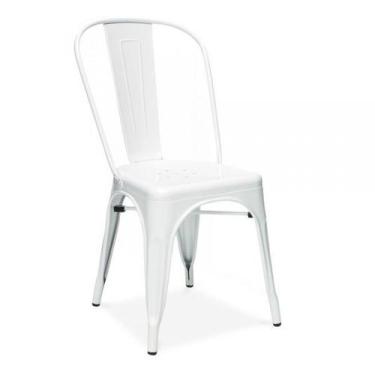 Imagem de Cadeira Tolix Sem Braços - Cor Branca - shopshop