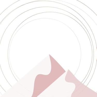 Imagem de Quadro Decorativo com Estampa Png Rose Gold Mountain Border Frame Aestic 50 x 50 Papel 1 unidade