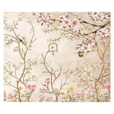 Imagem de Papel de Parede Adesivo Infantil Floral Flores Quarto Menina - 624pcm 