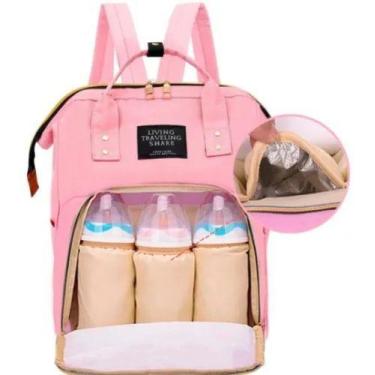 Imagem de Mochila Bolsa Maternidade ROSA - REPAROCELL