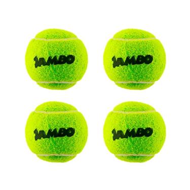 Imagem de Bola de Tenis Amarela com 4 Jambo para Cães