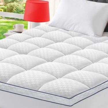 Imagem de Cama de proteção de colchão Luxury Twin XL com travesseiro extra gross