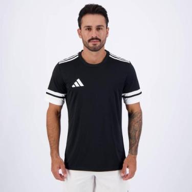 Imagem de Camiseta Adidas Squadra 25 Masculina, Preto, G