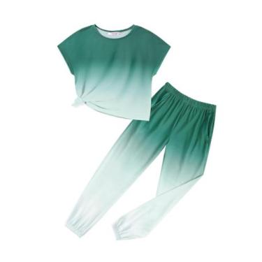 Imagem de Conjunto de roupas Arshiner Girls, 2 peças, agasalho de verão 6-7Y