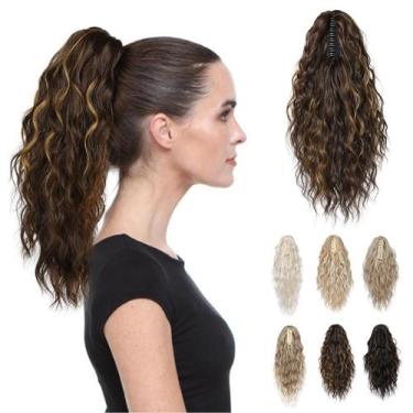 Imagem de Extensão de rabo de cavalo REECHO HP002 Cabelo sintético 14" marrom