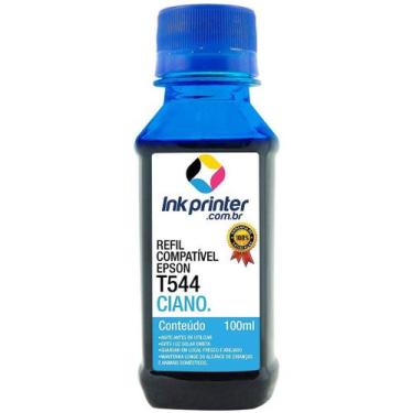 Imagem de Tinta para Epson L5190 - Ciano - Compatível InkPrinter (T544 - 100ml)