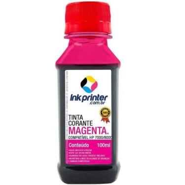 Imagem de Tinta Corante InkPrinter Magenta para HP Série 7000, 8000 (100ml)