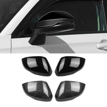 Imagem de Capa de retrovisor de carro protege tampas de espelho retrovisor compatível com VEZEL 2021 kit de carroceria acessórios de carro (aparência de fibra de carbono)