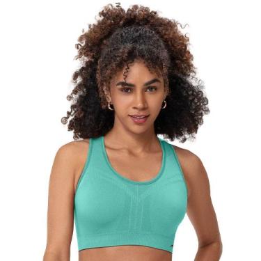 Imagem de Top Fitness Discovery Dupla Face Verde Turquesa Zee Rucci, G