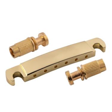 Imagem de DIAO79NI Ponte traseira de 52,5 mm para Gibson Epiphone Les Paul/SG/ES-335, liga de zinco e ferro, guitarra elétrica (ouro)