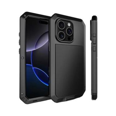 Imagem de Capa De Telefone De Metal Pesado Em Alumínio Para iPhone 16e 16 pro Ma