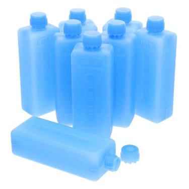 Imagem de Yardwe 8 pacotes de gelo reutilizáveis para ar-condicionado, blocos de congelador para sacos frios, pacotes de resfriamento para lancheiras, armazenamento de gelo portátil para envio de alimentos para