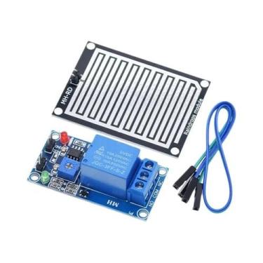 Imagem de Módulo Sensor De Detecção De Neve E Chuva Com Controle De Relé 5V 12V 
